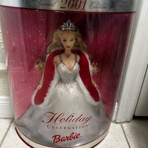 Barbie Holiday Celebration Doll - Silver and Red